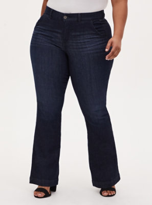 flare jeggings plus size