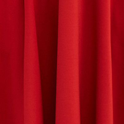 Midi Studio Luxe Ponte Skirt, RED, swatch