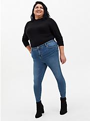 MidFit Skinny Super Soft Mid-Rise Jean, SEAFLOOR, alternate