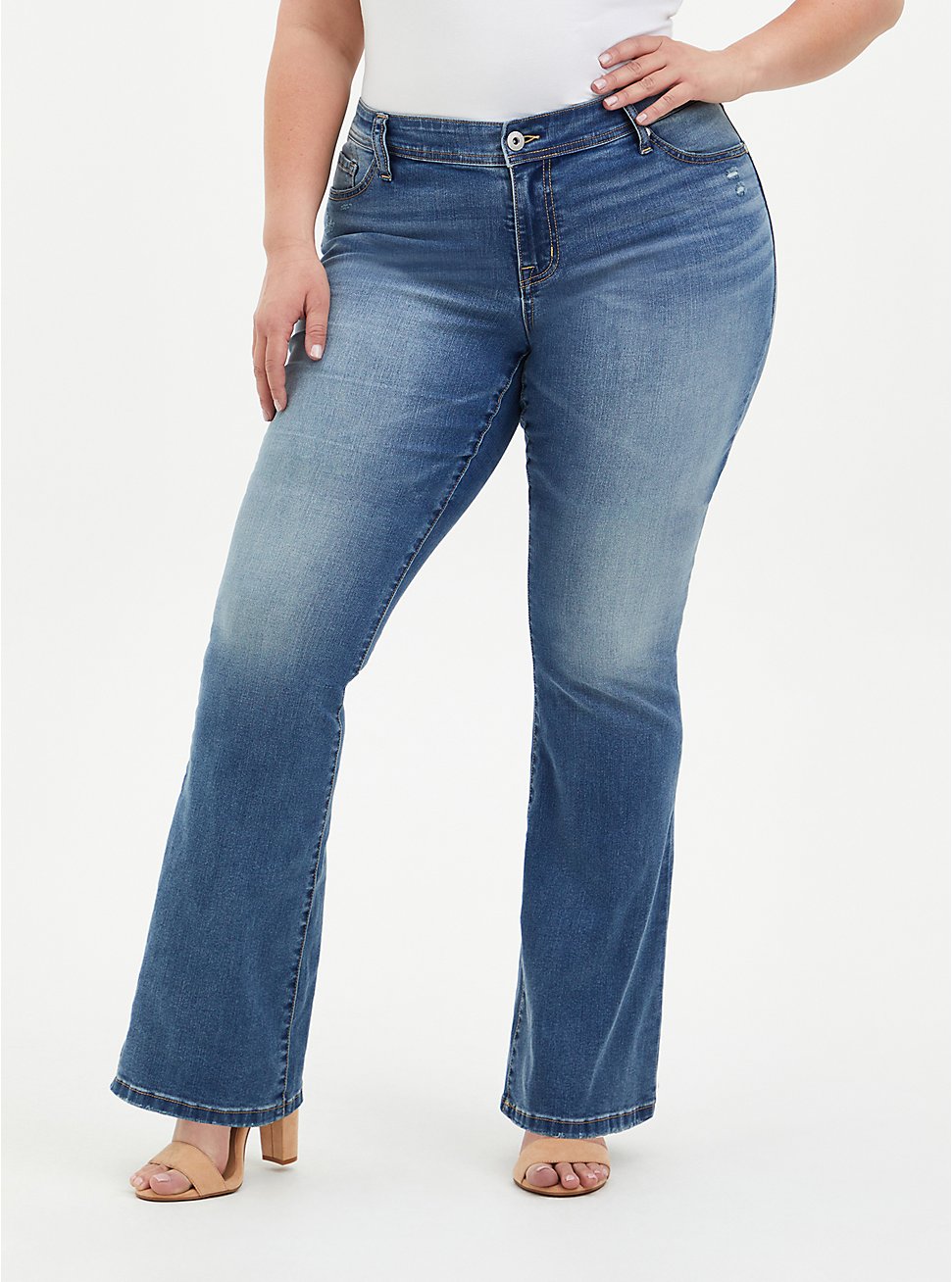 Luxe Slim Boot Jean - Super Stretch Light Wash, TYPHOON, hi-res