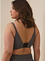 Push-Up Wire-Free Bra - Grey with 360° Back Smoothing™, HEATHER GREY, alternate
