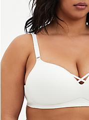 Plus Size White 360° Back Smoothing™ Push-Up Wire-Free Bra - White with 360° Back Smoothing™, CLOUD DANCER, alternate