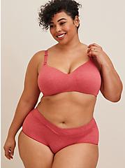Everyday Wire-Free Lightly Lined Heather 360° Back Smoothing™ Bra, JESTER RED HEATHER RED, alternate