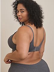 Heather Grey 360 Back Smoothing™ Lightly Lined Everyday Wire-Free Bra, CHARCOAL  GREY, alternate