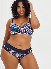 Everyday Wire-Free Lightly Lined Print 360° Back Smoothing™ Bra, FLORAL IN GALAXY, alternate