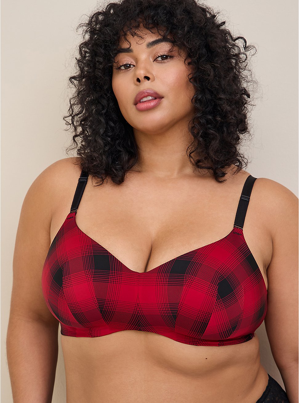 Plus Size - Everyday Wire-Free Lightly Lined Print 360° Back Smoothing™ Bra  - Torrid