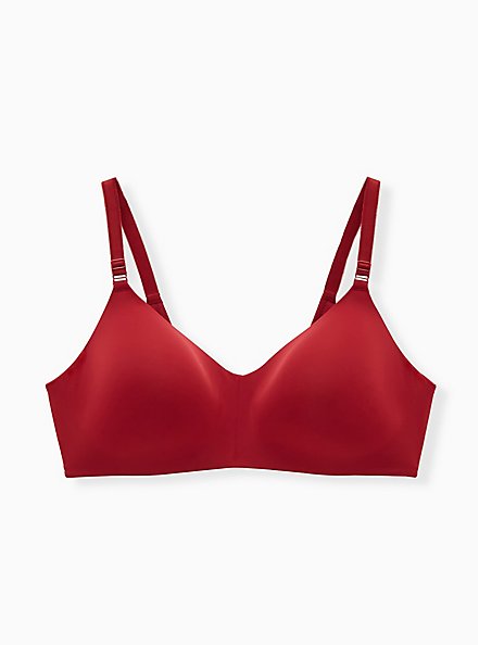 Everyday Wire-Free Lightly Lined Smooth 360° Back Smoothing™ Bra, BIKING RED, hi-res