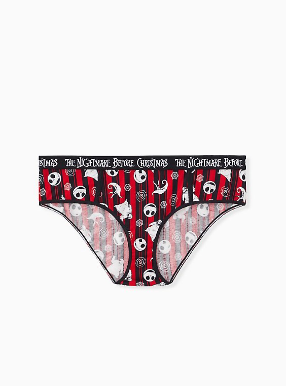 NWT TORRID Hipster Pantie Underwear  0-3 Disney Nightmare Christmas Black Red