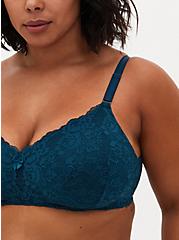 Teal Lace 360° Back Smoothing™ Lightly Lined Everyday Wire-Free Bra, REFLECTING POND, alternate