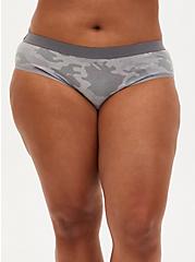 Cotton Mid-Rise Hipster Panty, COZY CAMO, hi-res