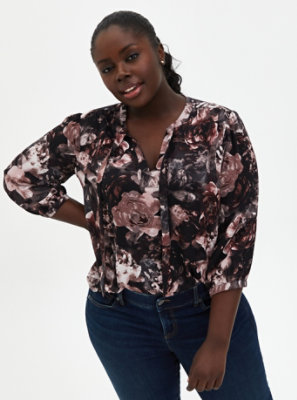 business tops for plus size