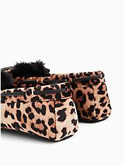 Plus Size Bow Faux Fur Slipper - Velvet Leopard (WW), ANIMAL, alternate