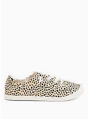 Plus Size Cheetah Ruched Sneaker (WW), MULTI, alternate