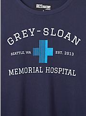 Grey's Anatomy Navy Crew Sweatshirt, PEACOAT, alternate
