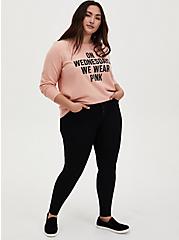 Mean Girls Pink Fleece Crew Sweatshirt, , alternate