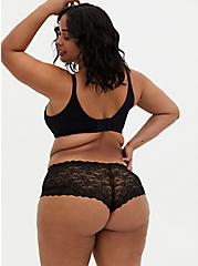 Plus Size Push-Up Wire-Free Bra - Microfiber Black with 360° Back Smoothing™, RICH BLACK, alternate