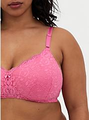 Pink Lace 360° Back Smoothing™ Lightly Lined Everyday Wire-Free Bra, AZAELEA PINK, alternate
