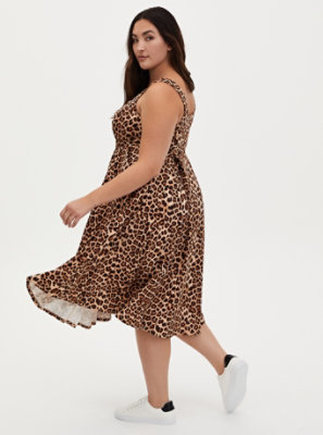 torrid leopard print dress