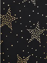Harper - Black Star Georgette Pullover Tunic Blouse, STARS - BLACK, alternate