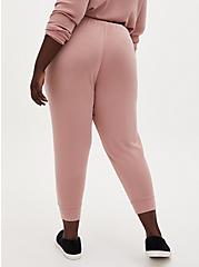 Relaxed Fit Crop Active Jogger - Cupro Dusty Pink, DUSTY QUARTZ, alternate