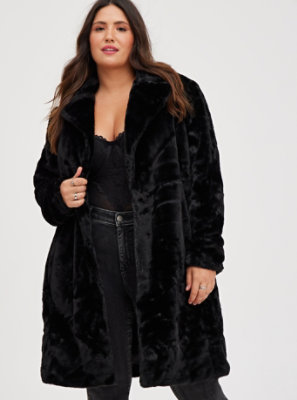 Plus Size - Black Coat - Torrid