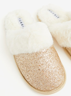 glitter slippers
