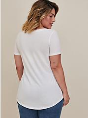 Plus Size Girlfriend Tee - Signature Jersey White, BRIGHT WHITE, alternate