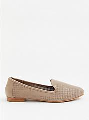 Taupe Nubuck Perforated Loafer (WW), TAN/BEIGE, alternate