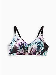 Plus Size Black Tie-Dye 360° Back Smoothing™ Lightly Lined Wire-Free Bra, TIGER DYE, hi-res