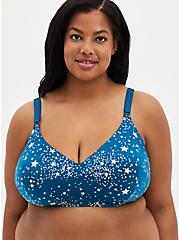 Blue Shooting Star 360° Back Smoothing™ Lightly Lined Wire-Free Bra, MOROCCAN BLUE, hi-res