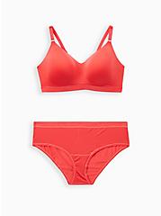 Bright Berry 360° Back Smoothing™ Lightly Lined Longline Wire-Free Bra, TEA BERRY, alternate