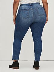 Plus Size Bombshell Straight Jean - Premium Stretch Medium Wash, BEL AIR, alternate