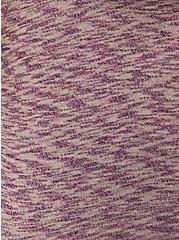  Oatmeal & Purple Space-Dye Cardigan Sweater, MUSHROOM, alternate