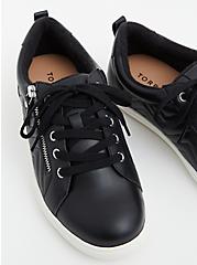 Side Zip Sneaker (WW), BLACK, alternate
