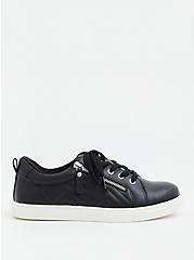 Side Zip Sneaker (WW), BLACK, hi-res