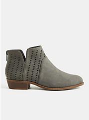 Charcoal Grey Ankle Bootie (WW), CHARCOAL, hi-res