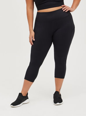 Athleisurewear Leggings Womens Active Yoga Pants w Wide Waist Pocket Size:  S-3X 
