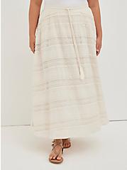 Ivory Lace Maxi Skirt, NATURAL, alternate