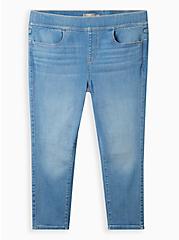 Plus Size Crop Lean Jean Skinny Super Soft High-Rise Jean, HIP HUGGER, hi-res