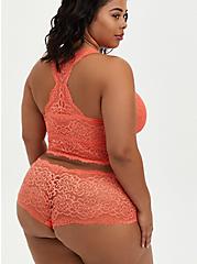 Cheeky Panty - Lace Coral, LIVING CORAL, alternate