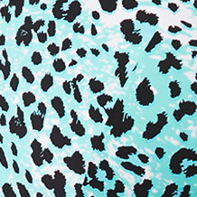 Plus Size Wire-Free Push-Up Print 360° Back Smoothing™ Bra , ATOMIC LEOPARD TURQUIOSE, swatch