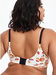 XO Push-Up Plunge Bra - Floral Lips with 360° Back Smoothing™, FLORAL, alternate