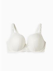 Push-Up T-Shirt Bra - Lace White with 360° Back Smoothing™, CLOUD DANCER, hi-res