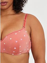 Full Coverage Balconette Bra - Rose Hearts with 360° Back Smoothing™ , HEARTS OF GOLD RED, alternate