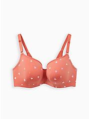 Full Coverage Balconette Bra - Rose Hearts with 360° Back Smoothing™ , HEARTS OF GOLD RED, hi-res