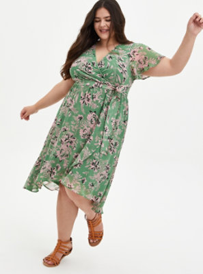 Torrid floral outlet dress