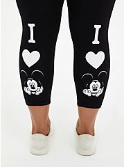 I Heart Mickey Crop Legging , DEEP BLACK, alternate