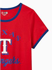 Classic Fit Ringer Tee - MLB Texas Rangers Red, RED, alternate