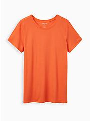 Plus Size Everyday Tee - Signature Jersey Orange, ORANGE, hi-res