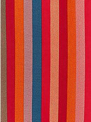 Pink Stripe Challis Smocked Tiered Midi Dress, STRIPE-PINK, alternate